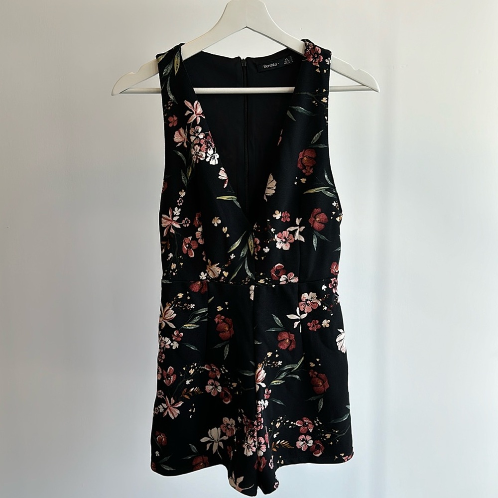 Bershka - Floral Jumpsuit